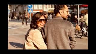 Fahadh Faasil and his wife Nazriya Nazim pose for a romantic sunkissed PHOTO on the streets of Paris [upl. by Llertac]