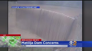 Mandatory Evacuations In Effect Around Matilija Dam In Ojai [upl. by Reilamag417]