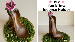 Backflow Incense BurnerDIYHow To Make Backflow Smoke Fall Fountain At Home  Priti Sharma [upl. by Lyrem]