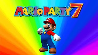 Mario Party 7 50 Turns Board Playthrough Part 4 Neon Heights [upl. by Jankey]