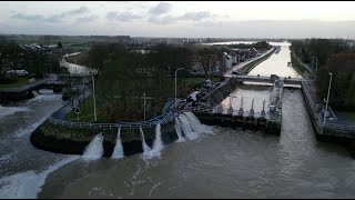 Civiele Bescherming  Westhoek Wateroverlast 14112023 [upl. by Nylsirk]