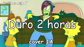 HOMERO IA cover DURO DOS HORAS [upl. by Yruok]