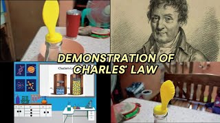 Demonstration of Charles Law Performance Task experiment [upl. by Sheree577]