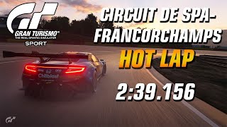 GT Sport Hot Lap  Manufacturer 2020 Rd26 Gr3  Circuit de SpaFrancorchamps [upl. by Lurline]