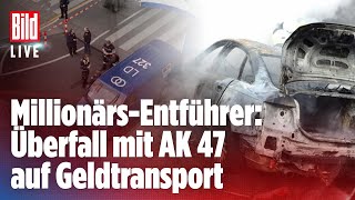 🔴 Überfall auf mehrere Geldtransporter Gefasster Räuber ist ReemtsmaEntführer  BILD Live [upl. by Elletnahc]