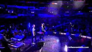 Far East Movement FM performs Rocketeer feat Miguel live at NBA AllStar Weekend 2011 [upl. by Torey]