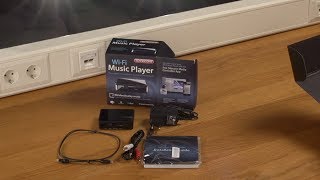 Unboxing e installazione di Sitecom WMA1000 WiFi Music Player  ITALIANO [upl. by Kella]