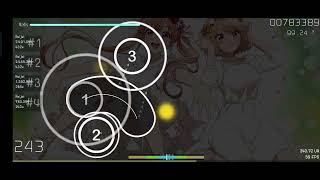 yoshioka kiyoeDekoboko fullcombo osugame osudroid [upl. by Maxim]