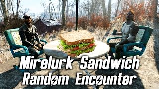 Fallout 4  Mirelurk Sandwich Random Encounter [upl. by Fisher562]