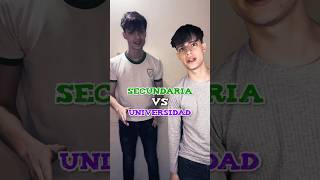 SECUNDARIA VS UNIVERSIDAD humor comedia sketch [upl. by Goodard]