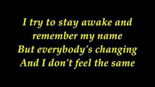 keane  everybody changing with lyrics [upl. by Desdemona]