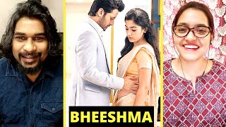 SINGLES ANTHEM REACTION  Bheeshma  Nithiin Rashmika  SWAB REACTIONS with Stalin amp Afreen [upl. by Anaylil433]