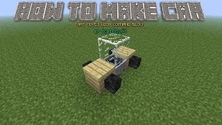 18 How to Make a CarBusTrain in Minecraft That Moves [upl. by Eednil]