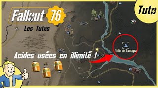 Fallout 76 Tuto  Avoir de lacide usées en illimité [upl. by Annecorinne]