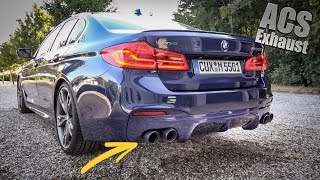 BMW M550i  AC Schnitzer Exhaust  pure SOUND [upl. by Gredel]