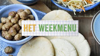 Het Weekmenu 2  Lamsgehaktballetjes met tzatziki  Dominique Persoone [upl. by Retsek]