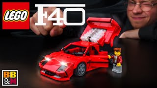 LEGO Speed Champions Ferrari F40  with PopUps 😉 [upl. by Eissalc]