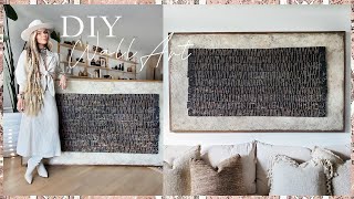 DIY CONCRETE WALL ART [upl. by Dulsea737]