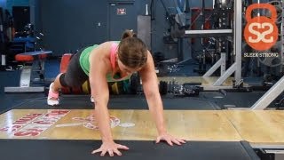 How to Do an Inch Worm Exercise  SleekStrong With Rachel Cosgrove [upl. by Tesler]