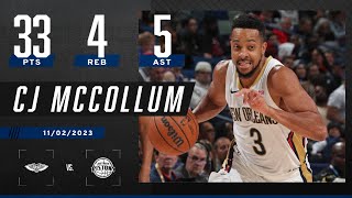 CJ McCollum HAD A GAME for the New Orleans Pelicans 👏  NBA on ESPN [upl. by Ehpotsirhc430]