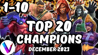 Best Champions in MCoC Ranked Numbers 101  Vegas Best Champions to Rank Tier List [upl. by Giess762]