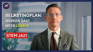 JA21 Belastingplan alle werkende Nederlanders erop vooruit [upl. by Ocirled]