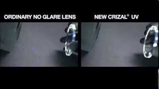 Crizal UV™ Demo Transmission vs Reflection [upl. by Lumbard]