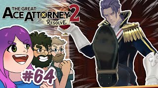 Pray Forgive the Discourtesy of my Steel Heel  The Great Ace Attorney 2 Resolve 64 [upl. by Neirda]