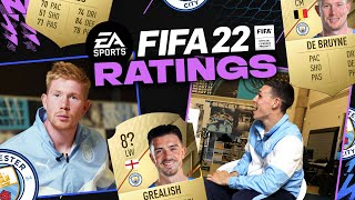 Zina is not faster than me  FIFA22 Ratings  KDB amp FODEN [upl. by Atsilac]