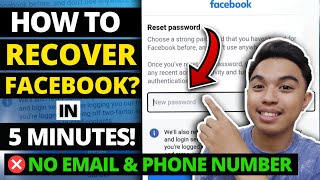 How to Recover Facebook Account Without Email and Phone Number 2024 l FACEBOOK RECOVERY 2024 [upl. by Narruc]