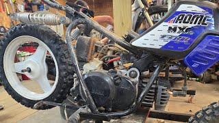 Removing a Yamaha PW50 Rear Wheel FAST [upl. by Eniaj239]