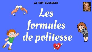 Les formules de politesse en français Niveau A1FLE English subtitles available 😉French greetings [upl. by Cantu]