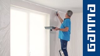 Plafond schilderen hoe verf je een gestuct plafond  GAMMA [upl. by Osber]