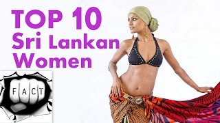 Top 10 Most Beautiful Sri Lankan Women [upl. by Hillery]