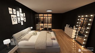 Modern Bedroom Design Tutorial Part 2  Homestyler [upl. by Robbin229]