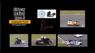 FSRA Pre Injection amp Bears Sidecars Bemsee International Sidecar Revival Cadwell Park Race 5 4824 [upl. by Piero]