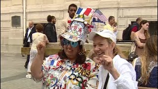 Vivianne Robinson The ultimate Olympic superfan takes Paris by storm [upl. by Alywt]