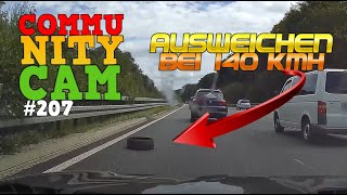 Bei 140 KMH AUSWEICHEN  Community Cam Folge 207 [upl. by Novat]