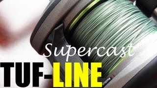 First Look TufLine Supercast line composition  thoughts on braid in general [upl. by Mariellen]