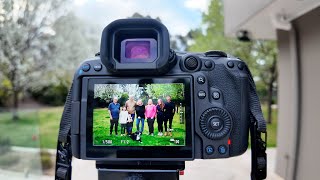 Family Photo Chaos Best SelfTimer Settings for Canon R5 Mark ii [upl. by Sigvard]