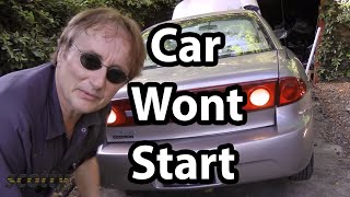 How to Fix a Car that Wont Start When You Turn the Key [upl. by Sorkin856]