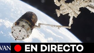 EN DIRECTO La nave de carga Kounotori abandona la Estación Espacial Internacional [upl. by Lopez577]