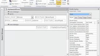 MİCROSOFT ACCESS 2010 VİDEO EĞİTİMİ9 [upl. by Innoj511]