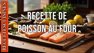 Recette de poisson au four 0929 [upl. by Sarette]