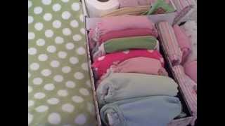 Cloth Diaper Changing Table Organization [upl. by Si]