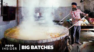 How The Worlds Largest Community Kitchen Feeds 100000 Daily At Golden Temple India  Big Batches [upl. by Millda352]