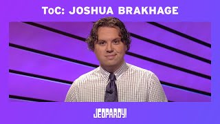 2014 Tournament of Champions Joshua Brakhage  JEOPARDY [upl. by Avra]