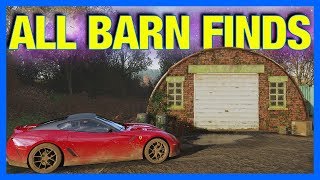 Forza Horizon 4  ALL BARN FINDS  LOCATIONS [upl. by Baynebridge341]