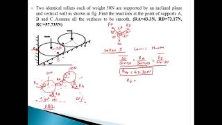 Reactions at the point of supports in Roller 1 [upl. by Nosiram]