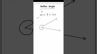 Reflex Angle  LINES AND ANGLES  CLASS 9  9th  exam basicmath education mathematics [upl. by Bricker825]